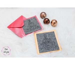 Stickserie ITH - Postkarten Set Wunschbäume